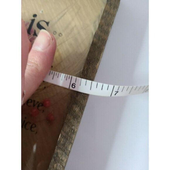 PLAQUE Traditional Wood Framed Shadow Box 6.5x8.5" - Picture 4 of 5